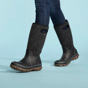 BOGS Whiteout Fleck Women's Waterproof Snow BOOTS, SIZE 9